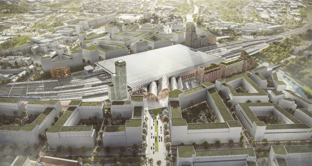 Winning Design Chosen For New Brno Main Train Station